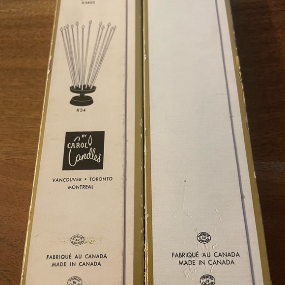 MCM Vintage Risque Taper Candles for Menora Candlestick Candleholder Rare 60s - Picture 6 of 10